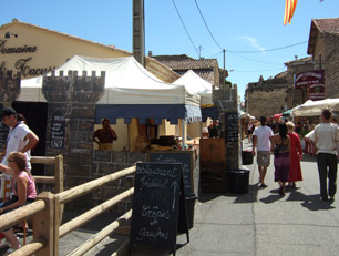 Breuvage du restaurant medieval dans l'Oise